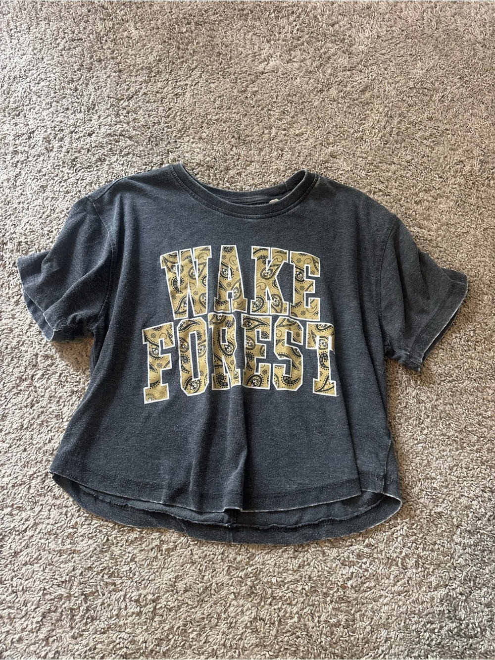 Wake Forest Crop Tee